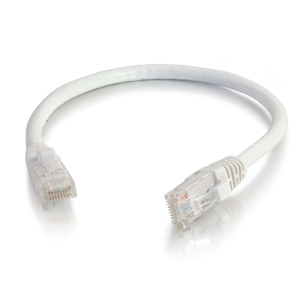 Cables To Go 1m Cat6 Booted Unshielded (UTP) netwerkpatchkabel - wit