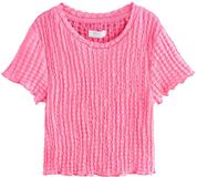 Next - Meisjes - T-shirt met textuur - Roze