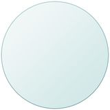 vidaXL Plateau en verre trempé 400 mm rond