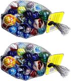 Don Juan Bonken Knikkers - 2x 1kg - 4 Maten - Buitenspeelgoed