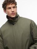 Tommy Hilfiger Heren Jas XXL Polyamide Chocoladebruin/Olijfgroen