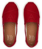 TOMS Alpargata Espadrilles Kinderen Rood Maat 31.5