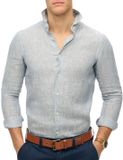 Superdry Vacation Linnen LS Overhemd Heren - Maat L