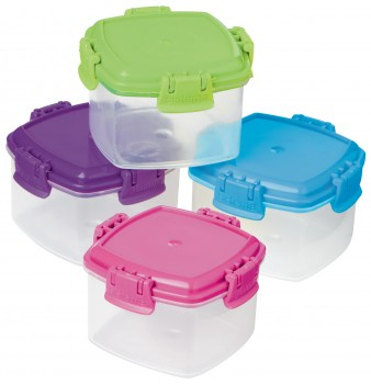 Sistema   To Go 4-Pack Opbergdozen Mini Knick Knack 62ml