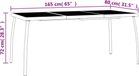 vidaXL Ensemble de jardin 5 pièces acier anthracite