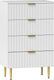 HOMCOM Ladekast - MDF - 60x40x96cm - Wit