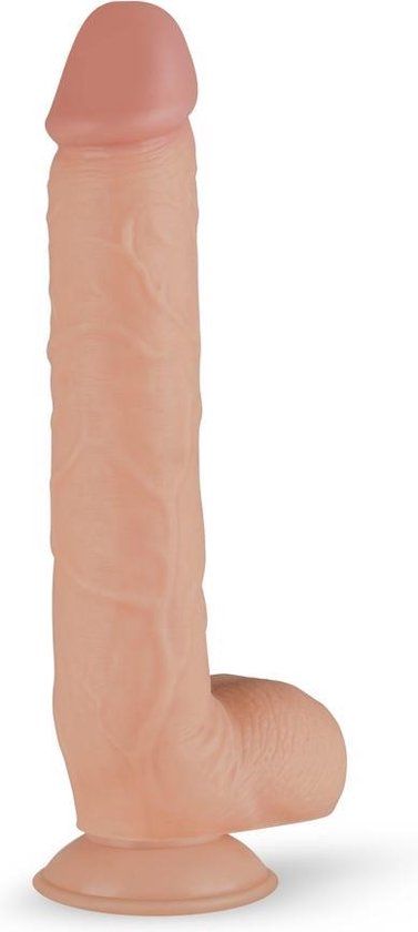 Elvin Realistische Dildo Met Balzak - 27,5 cm