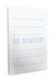 Feel Good Art canvas op frame, modern en typografisch 20 x 30 cm Bleu doux sur le blanc