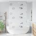 Prolenta Maison Exclusive - Rideau de douche 130x240 cm
