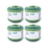Gründl Lolly Pop haak- en breigaren (wolachtig en wasbaar universeel garen, 100% polyacryl, 150 g/240 m, naalddikte: 5-6, 4 x 150 g), Mint Swirl, 24 x 24 x 10 cm