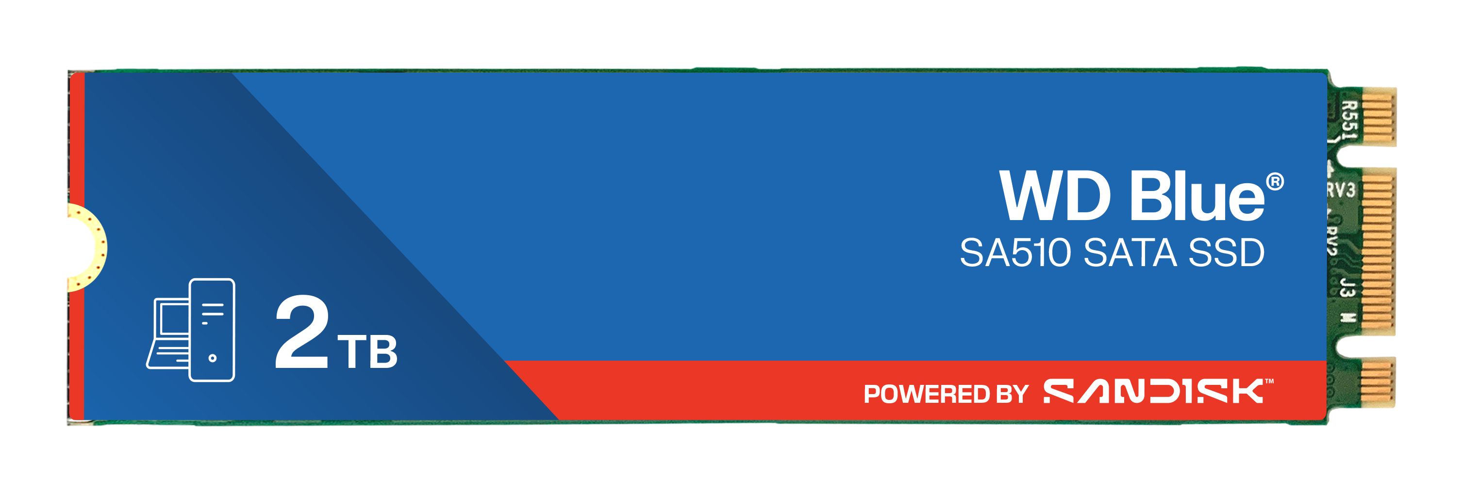SanDisk Western Digital Blue SA510 2TB M.2 SATA SSD