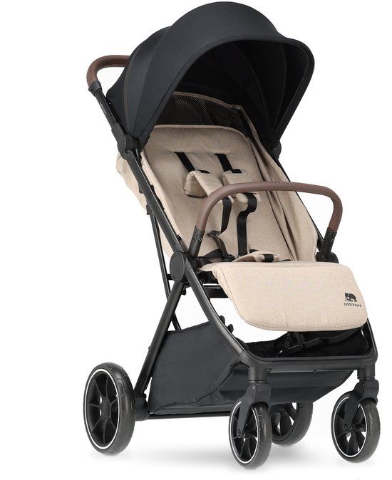 DERYAN Rolo XL Luxe Lichtgewicht Buggy - Nougat