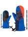 Ziener LAVALINO-Z Ski Mittens for Kids/Winter Sports Waterproof Extra Warm Wool Cobalt Blue. Dark Navy Blue, 5.5