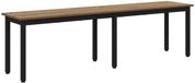 vidaXL Banc, chêne artisanal, 160 x 35 x 45 cm, bois travaillé