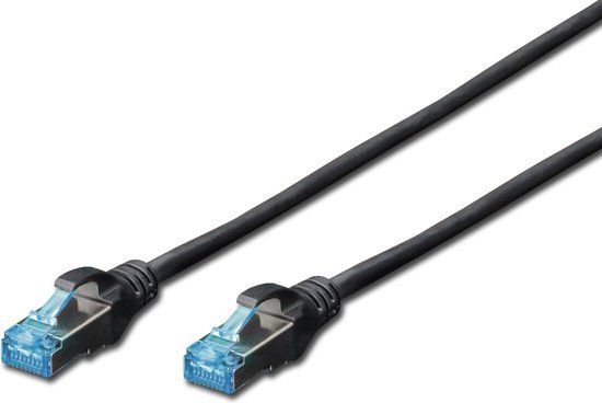 Digitus DK-1532-020/BL netwerkkabel Zwart 2 m Cat5e SF/UTP (S-FTP)