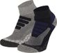 Xtreme Sockswear Quarter Wandelsokken – 2 Paar – Lage Hiking Sokken Unisex – Katoen & Coolmax – Multi Blauw – Maat 39/42