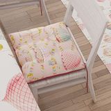 PETTI Artigiani Italiani - Zitkussen voor keukenstoel, set van 6 kussens voor keukenstoelen, van microvezel met digitale druk en banden, 100% Made in Italy