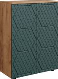 Vicco Irma Midikast – 60 x 81 cm Goldkraft eik/groen
