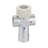 Caleffi 520440 thermisch verstelbaar 40-60 °C 1/2 inch verchroomd, messing behuizing