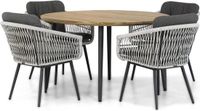 Lifestyle Garden Furniture Western/Montana 130 cm rond dining tuinset 5-delig