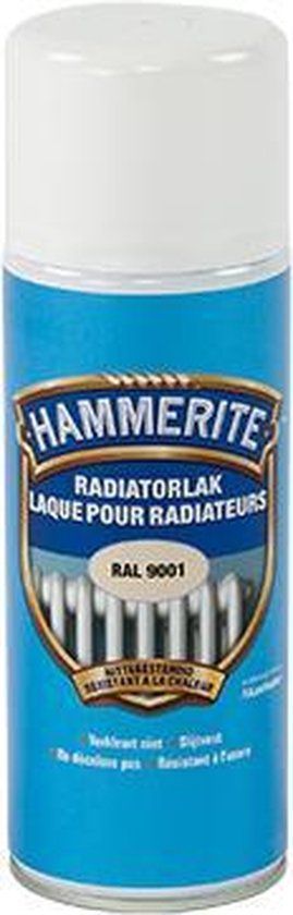 Hammerite Radiatorlak - RAL 9001 - 0.4L