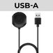 Strap-it Oplader / oplaadkabel met USB-A geschikt voor de Withings Steel HR 36mm / Steel HR 40mm