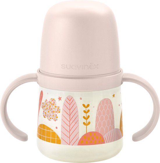 Suavinex Dreams Pink 150ml Drinkfles met Handvatten - Roze