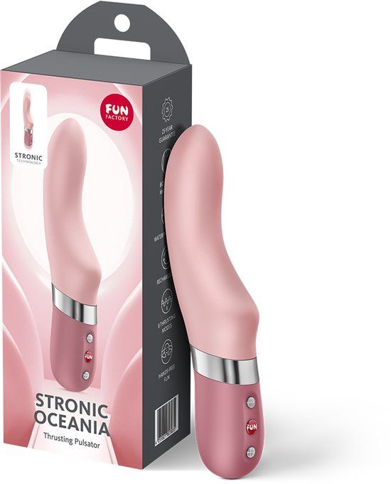 FUN FACTORY - STRONIC OCEANIA ESTIMULADOR DE EMPUJE ROSA CLARO