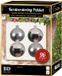 Bellatio Decorations Shoppartners Bv Kerstbal en ster piek set 96x zilver - voor 180 cm boom - Kerstboomversiering zilver