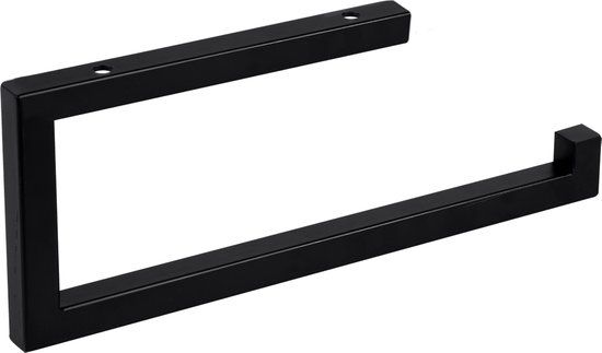 Differnz Handdoekdrager - 35 x 14 cm - Mat Zwart