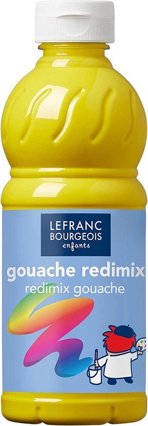 Lefranc & Bourgeois Plakkaatverf Redimix Primary Yellow 500ml
