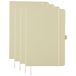 Merkloos Notitieboekje / opschrijfboekje Gertrud A5 - groen - 4x15 cm - 80 blanco pagina's - harde kaft