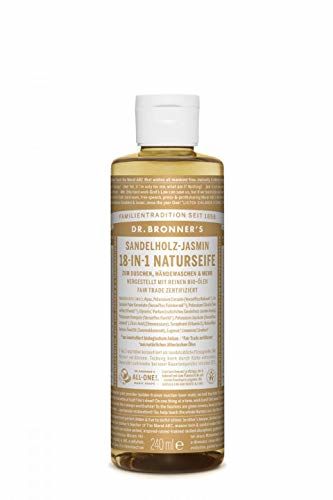 Dr. Bronner's PURE-CASTILE LIQUID SOAP - Sandalwood & Jasmine - 237 ml