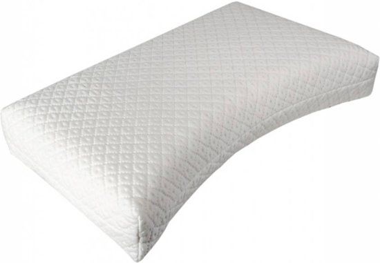 Cassenz Monaco Hoofdkussen 13cm Medium - 60x40cm - Wit