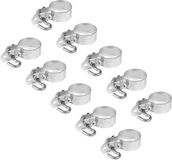 Alberts 836283 klem voor spanstaaf voor gaas | thermisch verzinkt | klem-Ø 42 mm | Set van 10