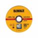 DeWALT DT43972-QZ Doorslijpschijvenset - 10 stuks in Metalen Bewaarblik - 125 x 1,0 mm - INOX & Staal - Superdun - Voor Haakse Slijper - Professionele Slijpschijven