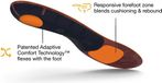 Superfeet Cushion Low Arch - Inlegzolen Unisex Oranje Kunststof Maat 34-36