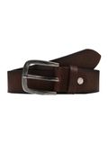 Vanzetti Leren Riem Denim Love 40mm Full Leather Belt W90 Dark Brown Bruine