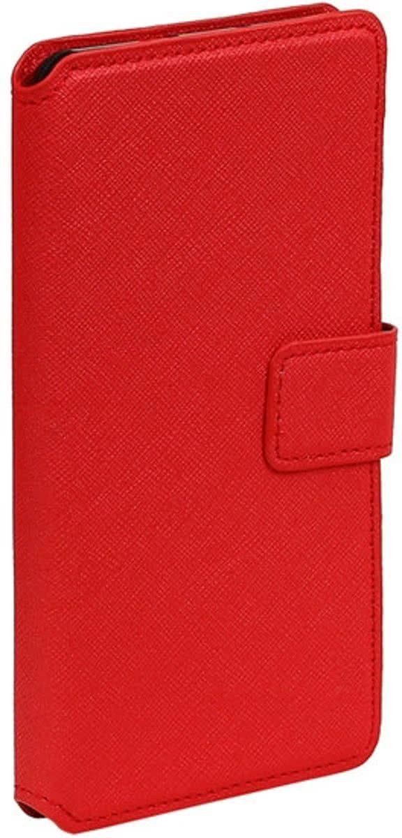 Best Cases Rood Huawei Honor 5c TPU wallet case booktype hoesje HM Book