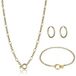 Marc Lauder Collier et boucles d'oreilles acier inoxydable femme Marc Lauder Perugia