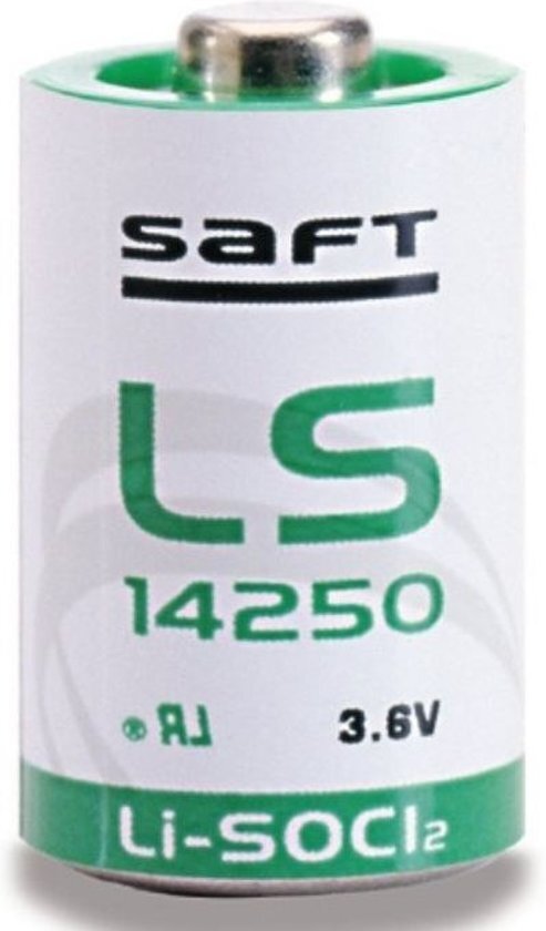Saft Lithium 3.6V/1200Mah 1/2Aa