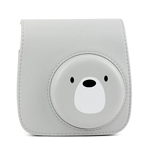 ELEOPTION Beschermhoes voor Fujifilm Instax Mini 8/8+/9 - Gray, Little Bear