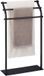 Relaxdays handdoekrek - 3 stangen - 86 x 51 x 19 cm - staal - zwart