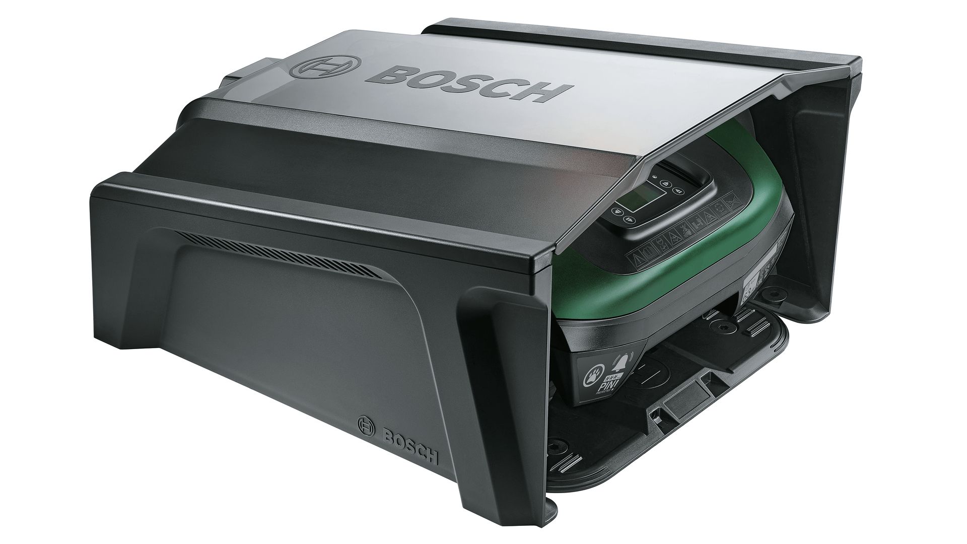 Bosch Indego Robotic Lawnmower Garage - Black
