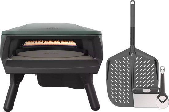 Witt Piccolo Rotante 16' Pizza Oven Mat Green + Toolbox 3