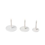 Decora 9271041 Flower Nail Set White Plastic