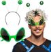 Boland Set Alien Volwassenen Unisex Groen Polypropyleen