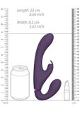 Shots VIVE by Shots Suki Vibrating Strapless Strap-on Rabbit Purple