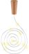 Goobay Flessenlichtsnoer Lichtbruin, Zilver 10 lampen LED 0,04 W