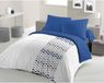 AMBROISIE dekbedset microvezel - 240 x 260 cm - Bleu